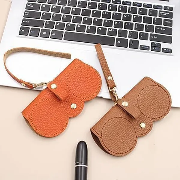 Leather_Sunglasses_Case_Cover_With_Button_Clip_Eyeglasses_Holder_Bag_Portable_Glasses_Case_With_Wrist_Strap_Protective_Storage_For_Spectacles_Goggles_Multicolor_Pack_Of_1