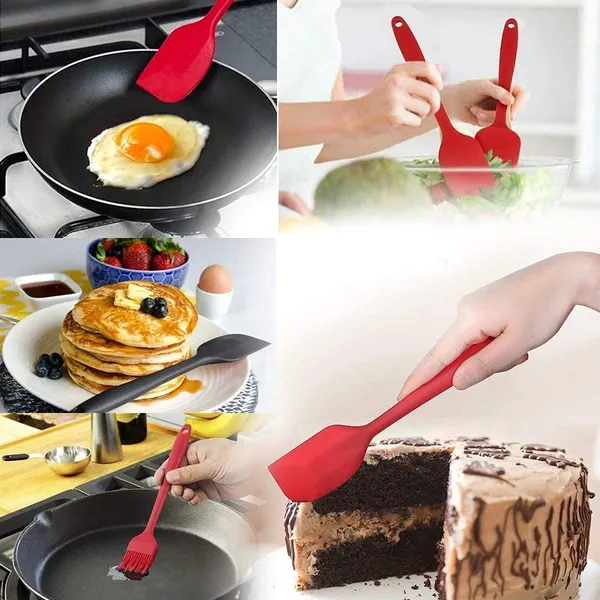 6_Pcs_Silicone_Spatula_Set_For_Kitchen_Cooking_Baking_Spatulas_Heat_Resistant_Utensils_For_Mixing_Scraping_Stirring_Spreading_Multipurpose_Tools_Pack_Of_1_Multicolor