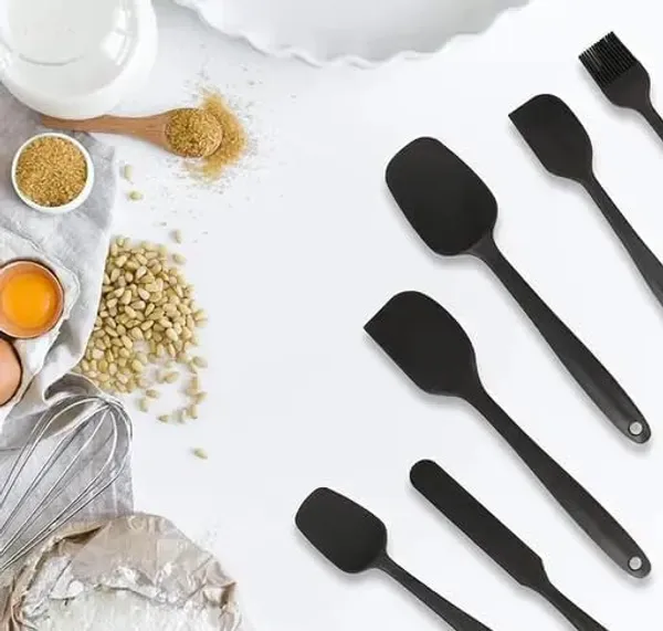 6_Pcs_Silicone_Spatula_Set_For_Kitchen_Cooking_Baking_Spatulas_Heat_Resistant_Utensils_For_Mixing_Scraping_Stirring_Spreading_Multipurpose_Tools_Pack_Of_1_Multicolor