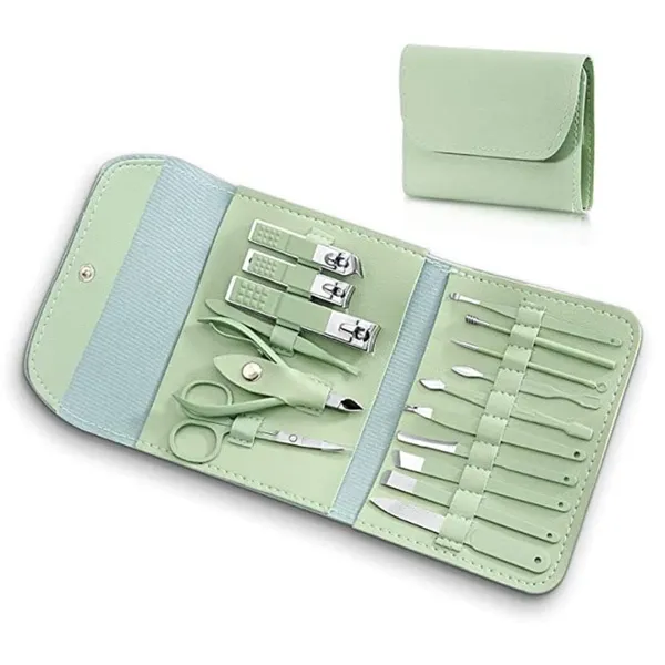16_In_1_Manicure_Kit_Complete_Nail_Clippers_Cutters_Set_Multi_Tool_Nail_Care_Kit_For_Hands_And_Feet_Grooming_Pack_Of_1_Multicolor
