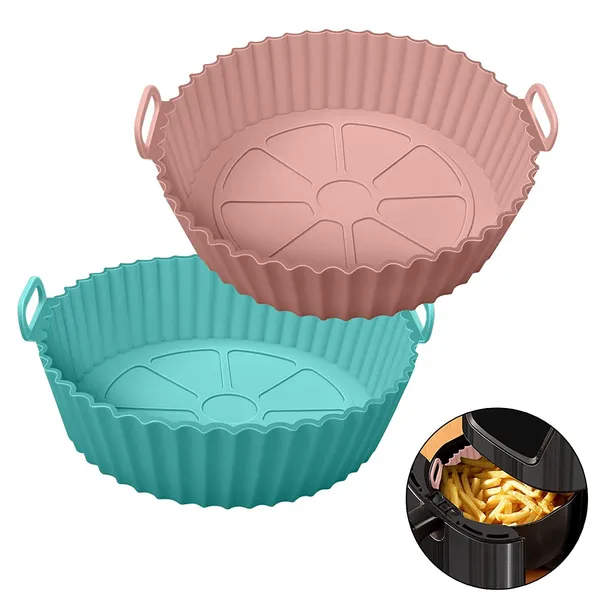 Silicone_Air_Fryer_Pot_Non_Stick_Food_Safe_Reusable_Silicone_Air_Fryer_Liner_Replacement_Basket_Accessory_Multicolor_Pack_Of_2