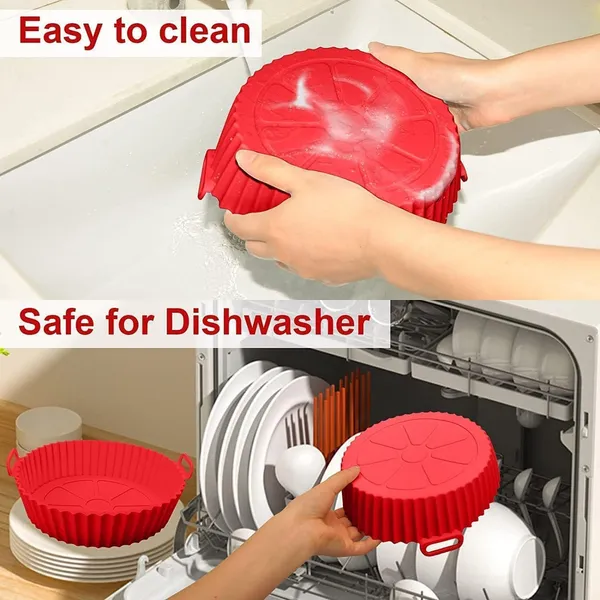 6_Pcs_Air_Fryer_Silicone_Liners_Pot_Set_Reusable_Round_Non_Stick_Baking_Tray_Inserts_Heat_Resistant_Basket_For_Oven_Air_Fryer_Pack_Of_1_Multicolor