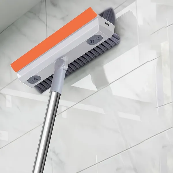 3_In_1_Tiles_Cleaning_Brush_With_Long_Handle_Floor_Scrubber_With_Adjustable_Rod_Rotating_Brush_Head_Bathroom_Kitchen_Wall_Cleaning_Tool_Pack_Of_1_Multicolor
