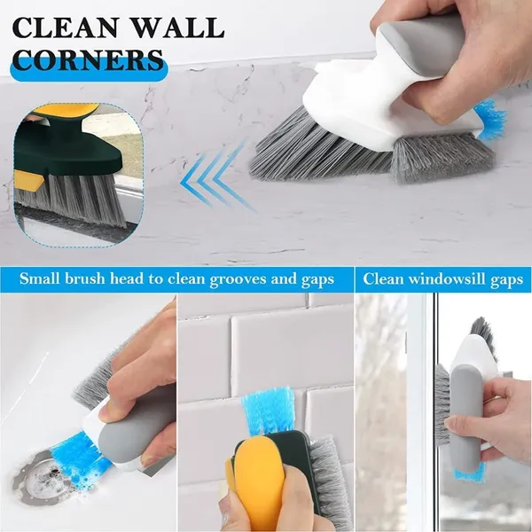 4_In_1_Tile_Grout_Cleaner_Brush_With_Scraper_Corner_Brush_And_Handle_For_Floor_Wall_And_Bathroom_Tile_Gap_Cleaning_Multipurpose_Cleaning_Tool_Pack_Of_1_Multicolor
