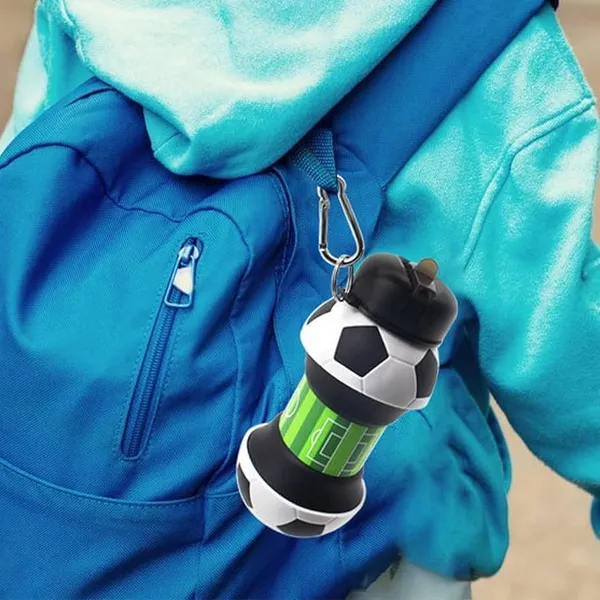 Collapsible_Silicone_Football_Water_Bottle_With_Carabiner_Clip_Leakproof_Travel_Sports_Sipper_For_Gym_Cycling_School_Activity_1_Pcs