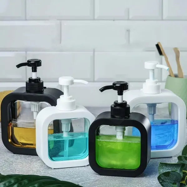 Square_Push_Pump_Soap_Dispenser_With_Wide_Mouth_Clear_Container_For_Dish_Soap_Hand_Wash_Lotion_Kitchen_Bathroom_Utility_1_Pcs