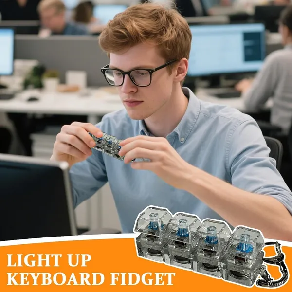 Keyboard_Fidget_Toys_For_Adults_Transparent_Keyboard_Clicker_With_Led_Light_Keychain_Fidget_Sensory_Fun_Toys_For_Anxiety_Decompression_For_Office_Collage_1