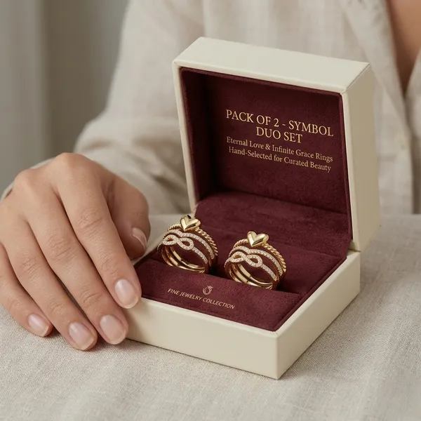 Stackable_Gold_Plated_Heart_And_Infinity_Ring_Set_(Combo_of_2)
