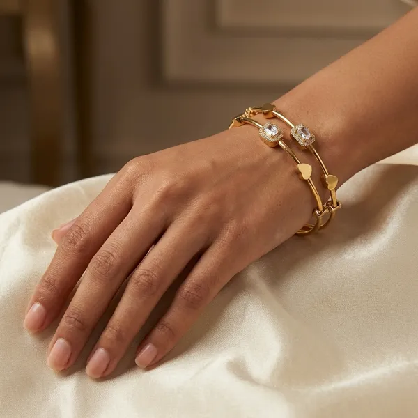 Gold_Plated_Hoop_Earrings_With_Crystal_Bracelet