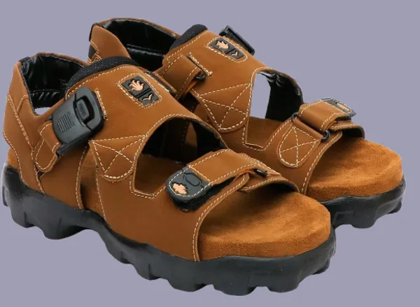 Tan_Synthetic_Leather_Sandal_For_Men