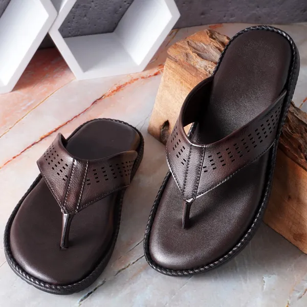 Brown_Foam_Laser_Cut_Slides_For_Men