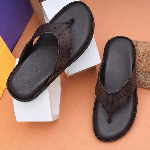 Brown_Foam_Laser_Cut_Slides_For_Men