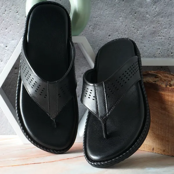 Black_Foam_Perforations_Slippers_For_Men