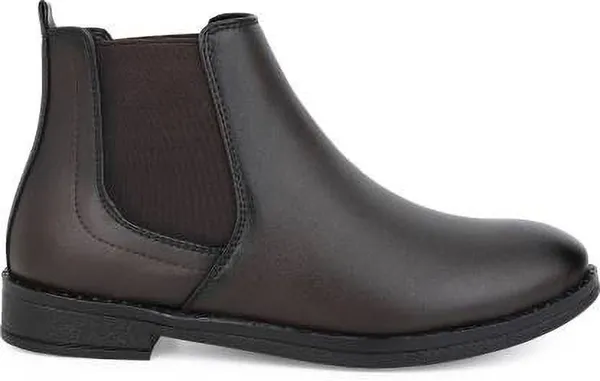 Brown_And_Olive_Synthetic_Boots_For_Men_Pack_Of_2