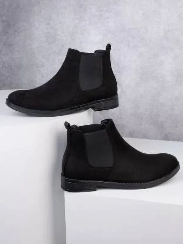 Black_Synthetic_Chelsea_Boots_For_Men