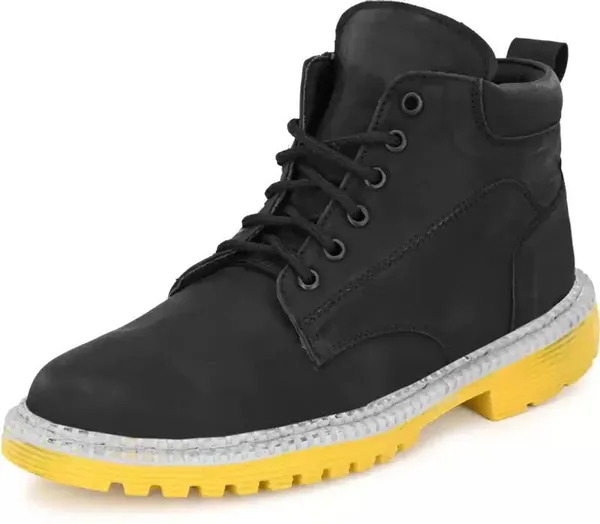 Black_Synthetic_Boots_For_Men