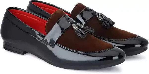 Brown_And_Black_Synthetic_Loafers_&_Running_Shoe_For_Men_Pack_Of_2