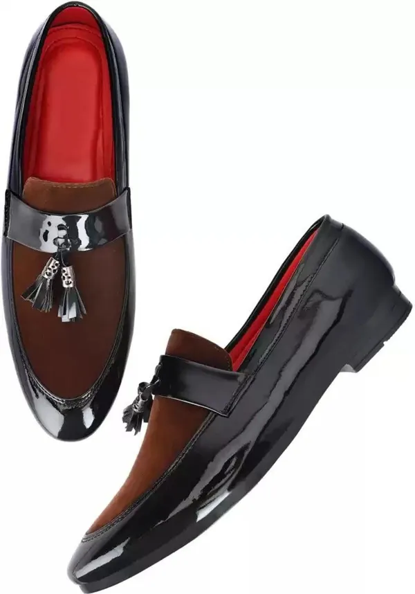 Brown_And_Black_Synthetic_Loafers_&_Running_Shoe_For_Men_Pack_Of_2