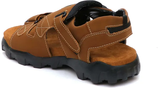 Tan_Synthetic_Leather_Sandal_For_Men