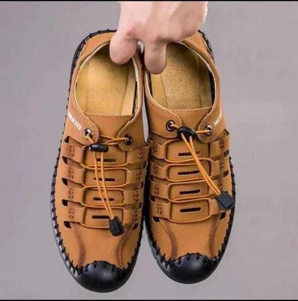Tan_Synthetic_Sandal_For_Men