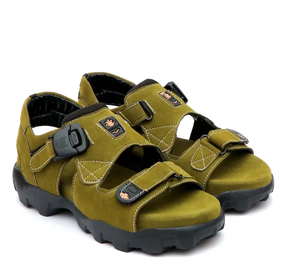 Green_Synthetic_Sandal_For_Men