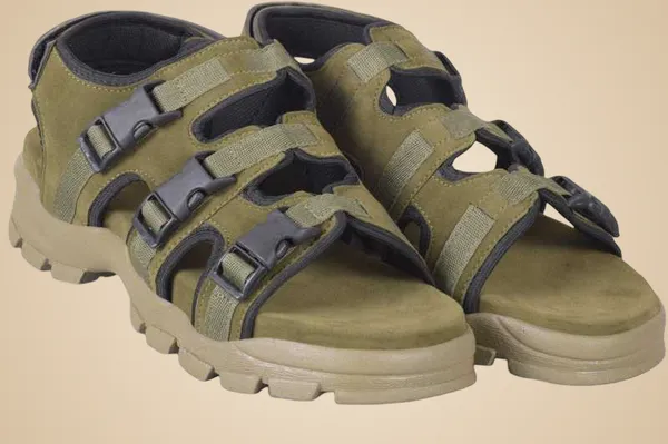 Olive_Synthetic_Sandal_For_Men