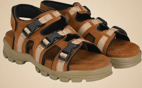 Tan_Synthetic_Sandal_For_Men