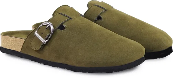 Olive_Synthetic_Shoes_For_Men