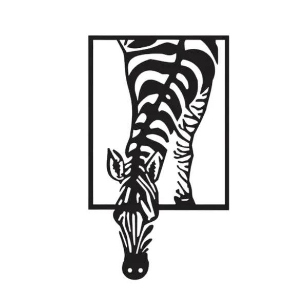 Decorative_Zebra_Wall_Art_Frame_-_Black_And_White_Minimalist_Animal_Poster