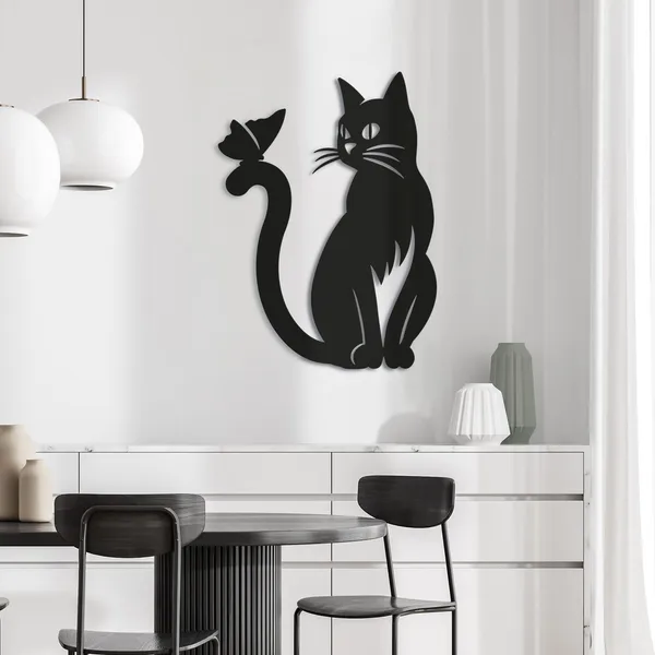 Black_Cat_Butterfly_Wall_Art_Decor
