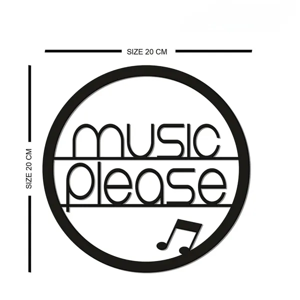 Music_Please_Wall_Decal_Sticker_-_20Cm_Round_Vinyl_Decor