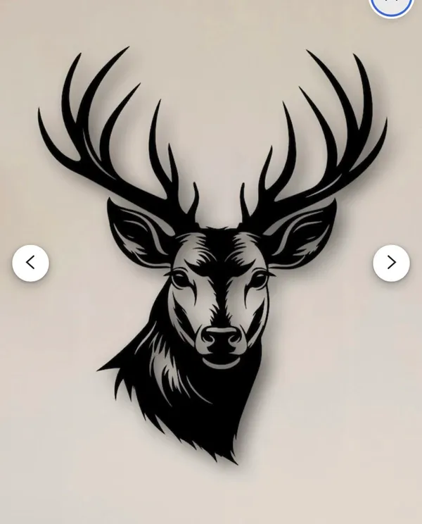 Decorative_Metal_Deer_Head_Wall_Art