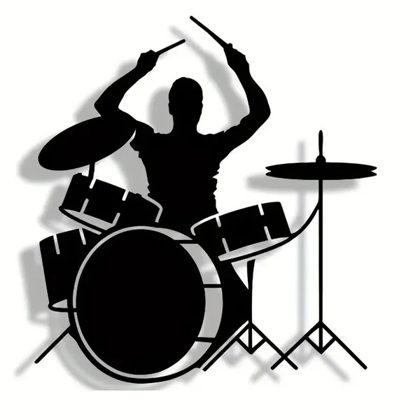 Drummer_Silhouette_Wall_Decor_-_Musical_Instrument_Art