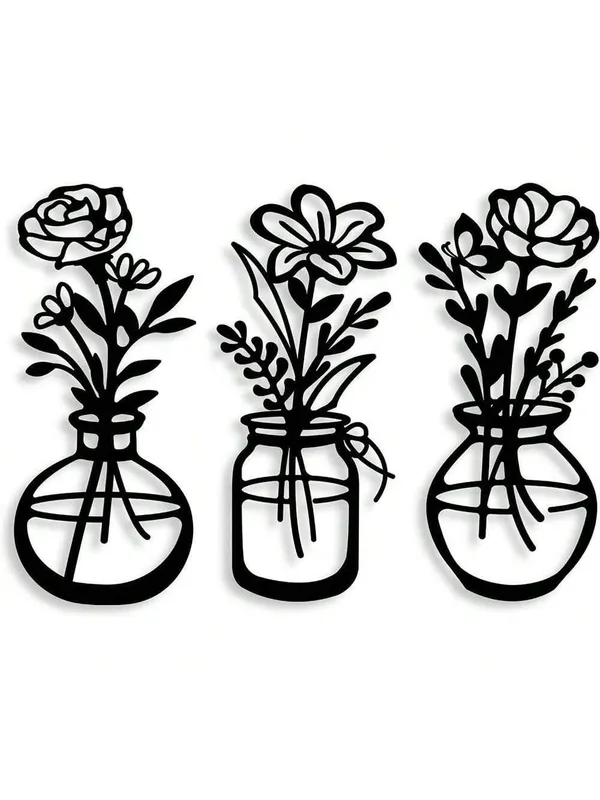 Set_Of_3_Metal_Floral_Vase_Wall_Art_Decor_Pieces