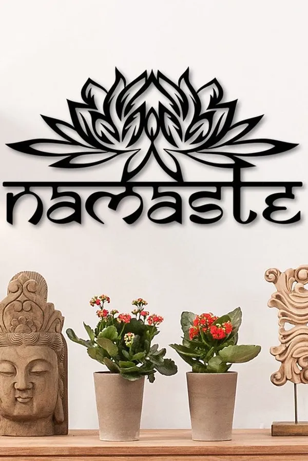 Namaste_Lotus_Wall_Art_-_Decorative_Metal_Wall_Hanging