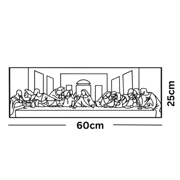 The_Last_Supper_Wall_Decor_Sticker_-_Religious_Art_Decal_(60Cm_X_25Cm)