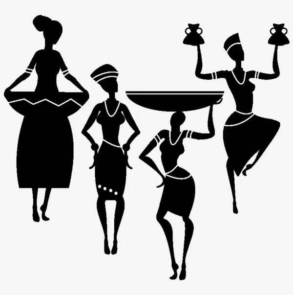 African_Women_Silhouette_Wall_Art_Decor