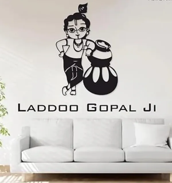 Laddoo_Gopal_Ji_Wall_Decal_Sticker_-_Black_Krishna_Design_For_Home_Decor