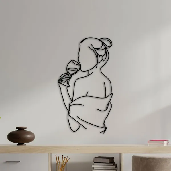 Modern_Abstract_Line_Art_Wall_Decor_-_Mother_And_Child_Silhouette
