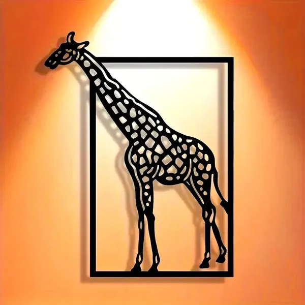 Metal_Giraffe_Wall_Art_With_Frame_-_Decorative_Silhouette
