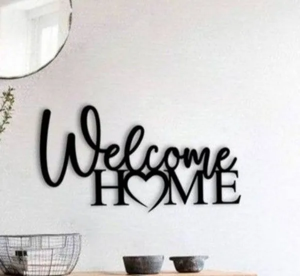Welcome_Home_Metal_Wall_Art_Decor_With_Heart_Design