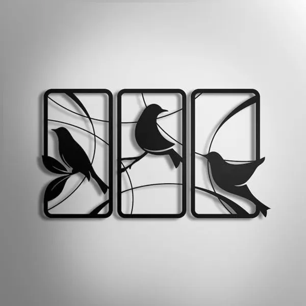 3-Panel_Metal_Bird_Wall_Art_With_Tree_Branch_Design_-_Black_Silhouette_D?Cor