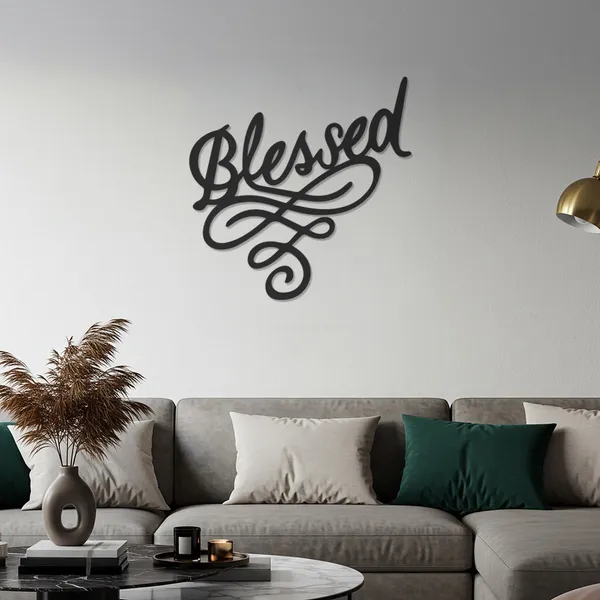 Blessed_Metal_Wall_Art_Decor_-_Black_Cursive_Script_Design