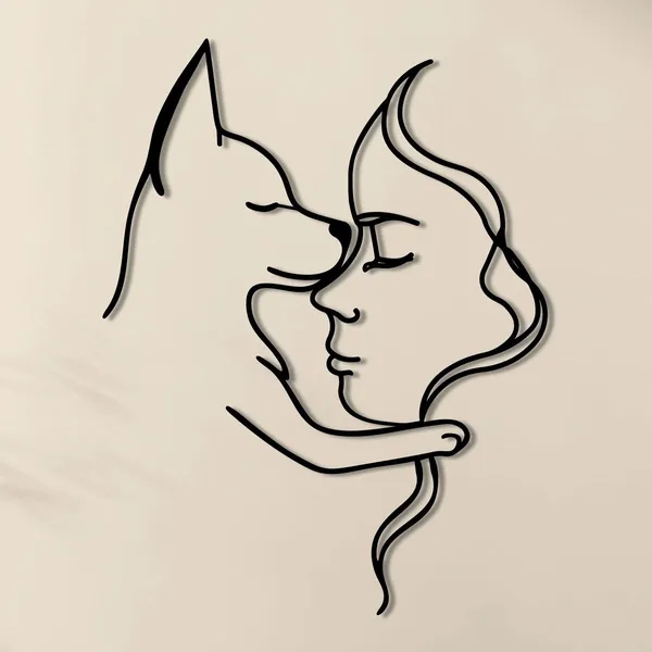 Abstract_Faces_Metal_Wall_Art_-_Modern_Minimalist_Line_Drawing_Decor