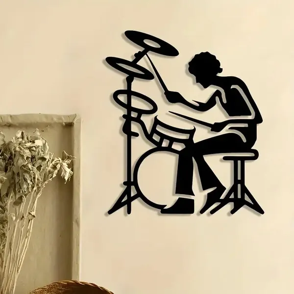 Metal_Drummer_Silhouette_Wall_Art_Decor
