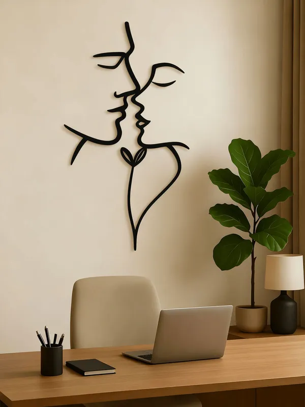 Abstract_Line_Art_Face_Wall_Decor_-_Black_Metal_Wall_Hanging