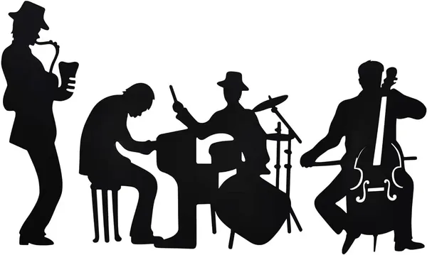 Jazz_Band_Silhouette_Wall_Decal_Sticker