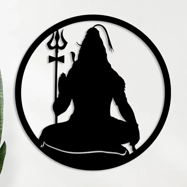 Lord_Shiva_Meditation_Silhouette_Wall_Art_-_Black_Metal_Cutout_With_Trishul