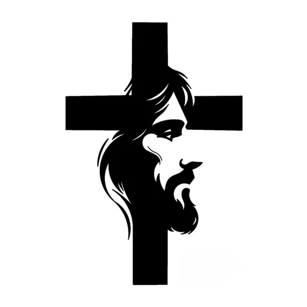 Jesus_Christ_Cross_Silhouette_Religious_Wall_Decal