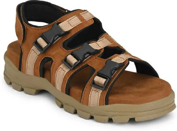 Tan_Synthetic_Sandal_For_Men